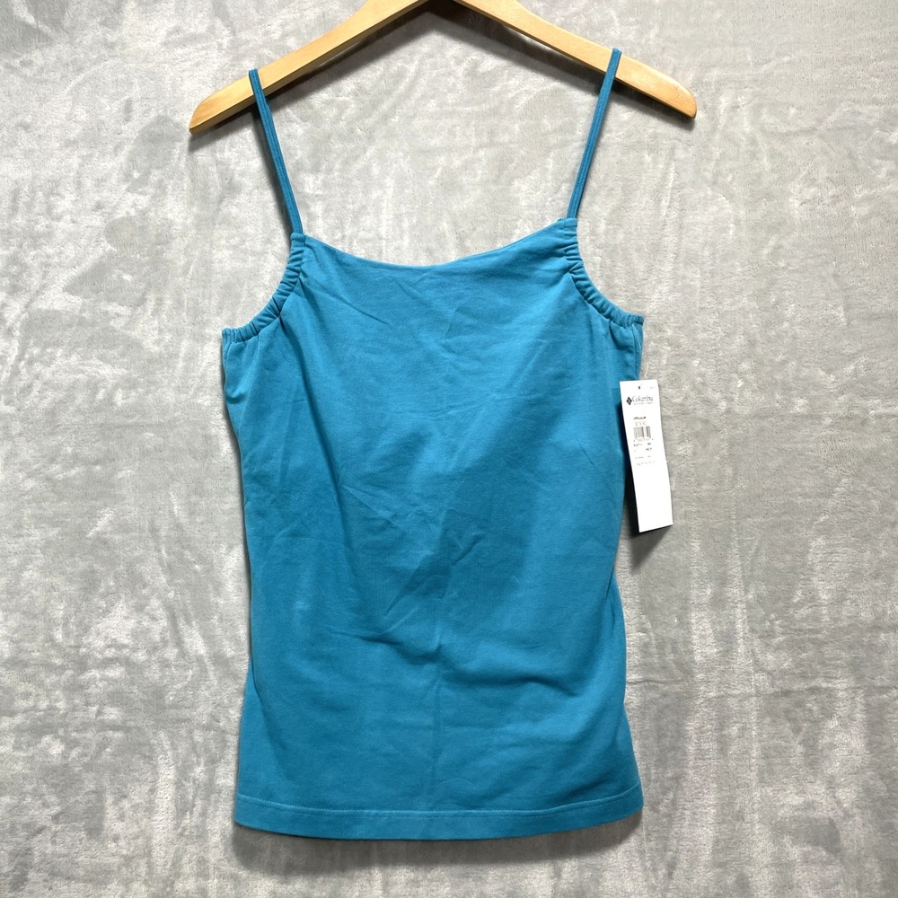 Columbia Women's Greenway T Cami Tank Top Turquoise Size S